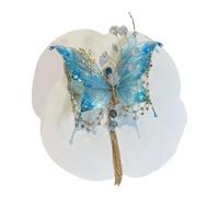 Acunny Flower Hair Clips for Women, Glitter Chinese Hair Clip - Silk Bow Elegant Rose Shiny Tassels Hair Accessories for Teenagers Girls Women Formal Occasions Cosplay Wedding