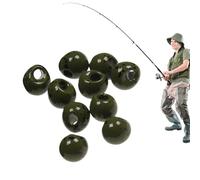 Acunny Fly Tying Beads - Jig Hooks Round Tungsten Beads Assortment - Effective Deeper Sinking with Sturdy Material for Adults Beginners and Professionals