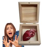 Acunny Funny Heart Ornaments, Human Heart Ornaments | Realistic Natural Heart Decoration - Funny Human Heart Shaped Ornaments, Vivid Colors for Family