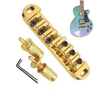 Acunny Guitar Roller Bridge, Roller Bridge for Guitar - String Instruments Tune Bridge | Replacement for Electric Guitars Includes 2 Wrenches for Beginners, Women, Men, Musicians