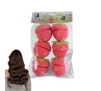 Acunny Hair Styling Sponge, Heatless Hairdressing Courting Sponge | Portable Hairdressing Rollers | 6 Pack Soft Sleep Curling Tool Set, Portable Sponge Curler for Girls
