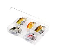 Acunny Hard Baits Hard Baits for Bar - Hard Fishing Lures Kit for Lures | 5 Pieces Hard Fishing Lure Swimbait Wobbler Hard Baits Artificial Baits