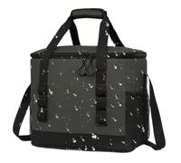 Acunny Insulated Cooler Bag, 20 L Portable Cooler Backpack, Large Volume Food Carrier with Multiple Compartments and Drink Holder for Picnic, Camping, Fishing