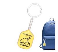 Acunny Pickleball Racket Keychain, Pickleball Paddle Keychain, Pickleball Racket Keychain, Portable Pickleball Charm Keychain, Unique, a, Siehe Beschreibung