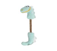 Acunny Plush Cat Toys, Kitten Teething Toys, Little Dinosaur Teaser Wand Pluce, Mast Ball