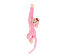 Acunny Plush Toy, Cute Long Sleeve Hanging Stuffed Toy, Child Safe Cuddly Toy, Monkey, Cute Monkey, Gibbon Stuffed Toy, Children's Gift, Hanging Monkey Animal Collection, Gift for Toddlers, pink