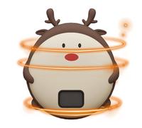 Acunny Portable Hand Warmer, USB Hand Warmer, Double Sided Electronic Hand Warmers Cute Deer Shape, Rechargeable | Hand Warmers 2 Temperature Settings, External Battery
