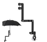 Acunny Pushchair Umbrella with Clip, Umbrella Holder - Hands Umbrella Holder, Adjustable Umbrella Holder, Umbrella Clamp for Wheelchairs, Walker, Bike, Stroller
