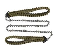 Acunny Rope Saw for Tree Branches, Portable Hiking Hand Tool, Non-Slip 11-Tooth Rustproof Chainsaw for Hiking, Garden, Camping, Survival, Landscaping, Tree Felling