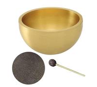 Acunny Singing Bowl Set, Sound Bowl Set, Singing Bowl Meditation Set with Bat and Cushion, Spiritual Desktop Decoration for Men and Women