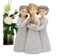Acunny Sister Figures, 3 Sisters Figures, Sister Friend Figures, Resin Figures, Celebrates Friendships Between Women, Best Friends, 3 Sisters
