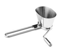 Acunny Stainless Steel Parsley Chopper with Grater Function, Manual Kitchen Chopper Hand Operated, Rustproof Chopper & Grater for Nuts, Chilli, Coriander and Chopped Garlic