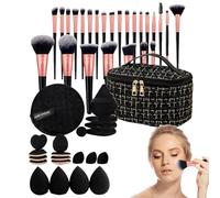 Acunny Stylish Makeup Brush Kit,Foundation Eyeshadow Brush Set - Lightweight And Stylish Travel Case Organizer To Your Routine