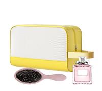 Acunny Travel Toiletry Bag, Gym Toiletry Bag | Beach Gym Toiletry Bag Waterproof - Shower Tote Large Storage Organizer with Zipper, Yellow straw, Se référer au descriptif, Refer to description