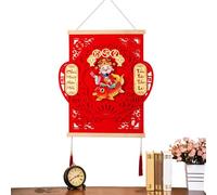 Acunny Vietnamese New Year Decorations, Vietnamese New Year Decorations, Decorative Pendants for New Year, Pendant "Year of the Snake", Shaking Head, God of Wealth, Ornaments for