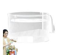 Acunny Washable Washing Up Bowl - Transparent Bucket with Handles for Cleaning Clothes, Bathrooms, Outdoors, Beach, Gardening