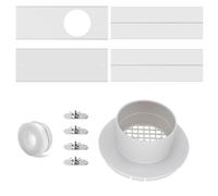 Acunny Window Channel Set, Interior Dryer Vent Kit | Window Seal Plates | Dryer Vent Parts, Tumble Dryer Connector for Sliding, Dryer Accessories