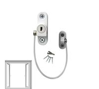 Acunny Window Locks Child Proof, Window Safety Locks, Window Stopper Lock, Child Safety Protection, Lockable Casement Window Safety Lock for Public Baby Safety