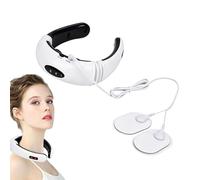 Acupeo Neck and Body Massager, Tens Pulse Therapy, with 7 Massage Modes and Adjustable Intensity Levels, Acupeo Massager for Shoulders, Back, Waist, Legs, Home, Office, Travel Use (Battery)