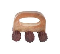 Acupressure and Health 3 Tier Roller Massager/Wooden Acupressure Product/Cutter Massagers for Men and Women - (Pack Of 2)