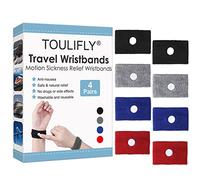 Acupressure Band, Acupressure Bracelet for Nausea, Anti Nausea Wristband, Acupressure Bracelets for Nausea & Seasickness for Morning Sickness, Seasickness, Car Sickness