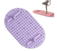 Acupressure Foot Massage Mat, Large Foot Massage Mats with Acupressure Points for Plantar Fasciitis Relief,5-Zone Reflexology Mat with Dual Massage Ball Tracks,Acupuncture Mat for Office Home (Purple)