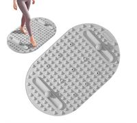 Acupressure Foot Massage Mat,Large FootMassage Mats with Acupressure Points,5-Zone Reflexology Mat with Dual Massage Ball Tracks,Portable Foot Pressure Point Pad for Stress Relief,Home & Gym Use