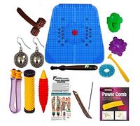 Acupressure Health Care System Power Mat Kit with Magnets n Pyramids Set (Blue)