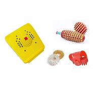 Acupressure India Product Kit with Power Mat Iv 2000, Ring, Tumb Pad, Wooden Karela, Boll