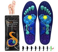Acupressure Insoles for Slimming, Magnetic Shoe Inserts Breathable Magnetic Massage Insoles for Men Women Arch Support Inserts Foot Massage Acupressure Shoe Inserts for Relieve Fatigue Foot Pain(04)