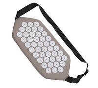Acupressure Massage Belt for Back Neck Pain Relief Stress Reduce Acupuncture Mat Waist Acupressure Mat Body Massage Mat with Pure Cotton Fabric ABS Material for Home Office
