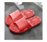 Acupressure Massage Slippers Women Men Sandals Open Toe Shower Shoes For Plantar Fasciitis Promoting Blood Circulation Myofascial Release Trigger Point Acupuncture Relaxation ( Color : Red , Size : 40