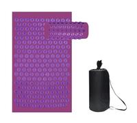 Acupressure Mat 3PCS Massage Cushion Yoga Acupressure Mat Back Foot Massager for Relaxation(Purple2)
