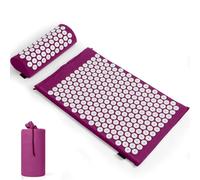 Acupressure Mat Acupressure Set Acupressure Mat with Cushion Nail Mat Flower Field Mat Needle Mat Needle Board Yantra Mat Prana Mat Acupuncture Mat Purple