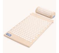 Acupressure Mat and Pillow Set for Back and Neck Pain Relief Acupuncture Massage Mat for Sciatica Relief, Muscle Relaxation & Stress Reduction Home Yoga Recovery Pad with Carry Bag.