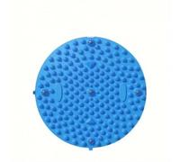 Acupressure Mat Anti Slip Silicone Foot Massage Mat with Pressure Point Design Supports Relaxation(Blue-1PC)