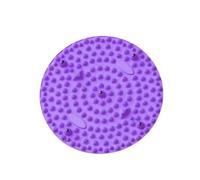 Acupressure Mat Anti Slip Silicone Foot Massage Mat with Pressure Point Design Supports Relaxation(Purple-1PC)
