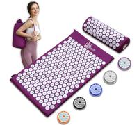 Acupressure Mat for Massage & Pain Relief, Needle Mat Set for Relaxation, Yantra Mat, Spiked Mat for Meditation, Needle Mat