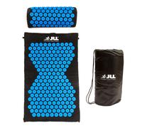 Acupressure Mat Pillow Set & Travel Bag Massage Muscle Black & Blue
