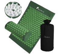 Acupressure Mat & Pillow Set With Carry Bag, Acupuncture Mat For Back, Neck, Shoulder Pain Relief, Exercise Mat For Yoga Pilates