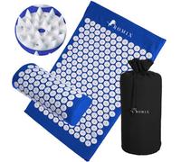 Acupressure Mat & Pillow Set With Carry Bag, Acupuncture Mat For Back, Neck, Shoulder Pain Relief, Exercise Mat For Yoga Pilates