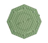Acupressure Mat Round Acupressure Board Jogging Foot Massage Mat Running in Place Toe Pressure for Relaxation(Green)