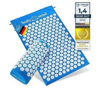 Acupressure mat Yogi nail mat Relaxation and massage mat Acupuncture mat to relax your body and mind (Size L (75x42cm) with cushion)