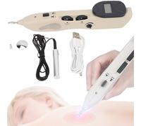 Acupressure Pen, Acupuncture Ten 10-Level Tain Relief Electronic Acupuncture LCD Display USB Charging-Pulse Dry needling Stimulator (A)