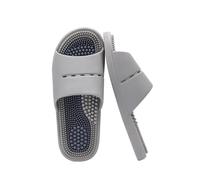 Acupressure Reflexology Massage Slippers Sandals for Men & Women Relief Plantar Fasciitis Sandals, Boost Circulation Improves Massage Therapy for Men Women Health(Size:EU 44/45,Color:Grey)