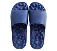 Acupressure Reflexology Slippers Unisex Slippers Bathing Shoes Acuppoint Stimulation Massage Slippers Shoes Acupuncture Stimulation Shoes Comfortable Sandals for Men and Women, blue, 10 UK