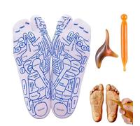 Acupressure Reflexology Socks, Acupressure Reflexology Foot Massage Socks with Massage Tool, Acupressure Reflexology Foot Massage Socks, Pressure Point Massage Socks (Men, 1pair)