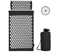 Acupressure Set Acupressure Mat with Pillow for Soothing Relaxation and Massage, to Relieve Back Pain, Head Neck Pain, Stimulates Energy Points in the Body and Stimulates Efficiency