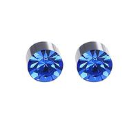 Acupressure Slimming Earrings Non Piercing Therapeutic Wellness Jewelry for Women (Blue, One Size)