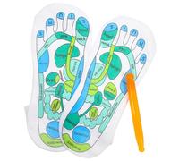 Acupressure Socks for Foot Massage, Soft Elastic Fiber with Clear Diagrams Foot Acupressure Socks for Men and Women, Ideal for Relaxation and Fatigue Relief